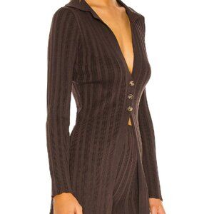 The Line by K Nidia Cardigan in Chocolate Sz XS